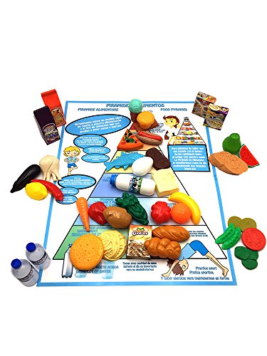 Tachan - Set de 120 piezas de pirámide alimenticia, multicolor (Tachan 7288080)