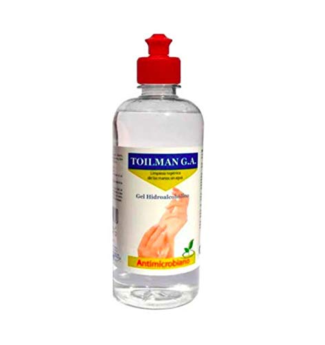 Toilman - Gel Hidroalcohólico Antiséptico 500ml