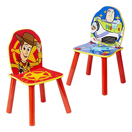 Toy Story 4 Kids Table and 2 Chairs Set by HelloHome, 52.5 x 63 x 63 cm