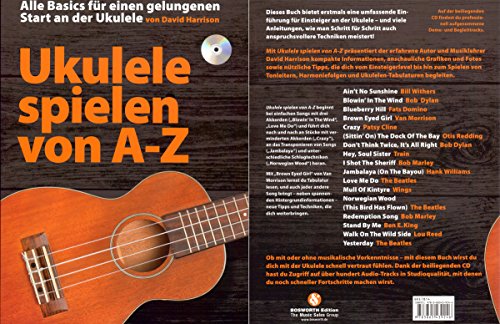 Ukelele Jugar de la a a la Z, escuela de David Harrison – detailreichsten y minuciosas pulsadores en el juego de la Ukelele imt CD y Dunlop Púa – Bosworth Music boe7814 9783865439246