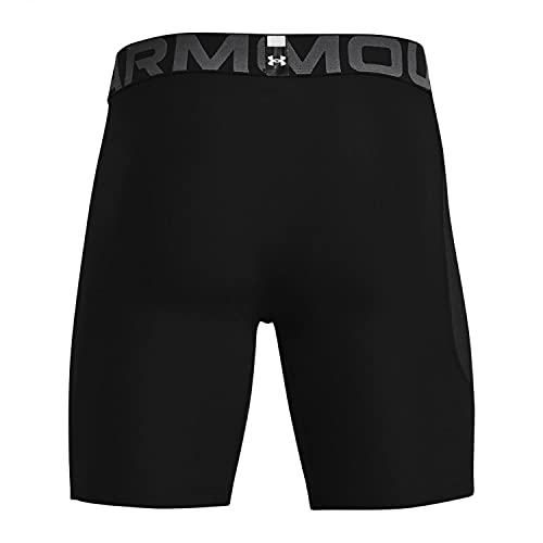 Under Armour UA HG Armour Shorts Short de Hombre, Negro (Black/White), M