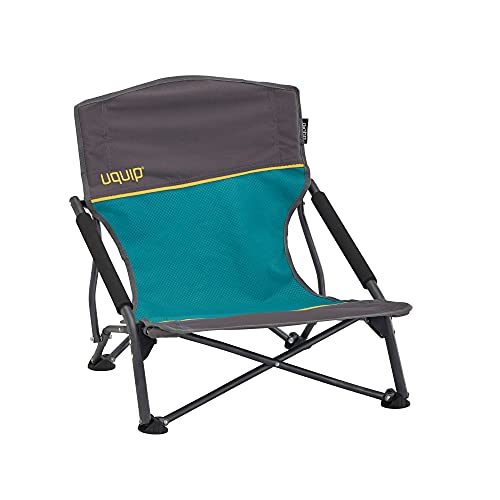 Uquip Sandy – Silla de Playa Plegable, cómoda y Estable, Azul