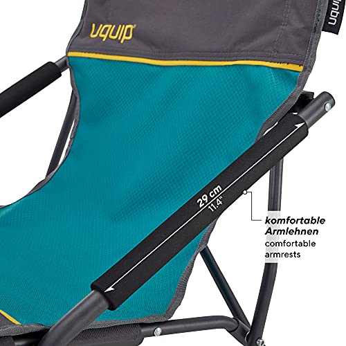 Uquip Sandy – Silla de Playa Plegable, cómoda y Estable, Azul