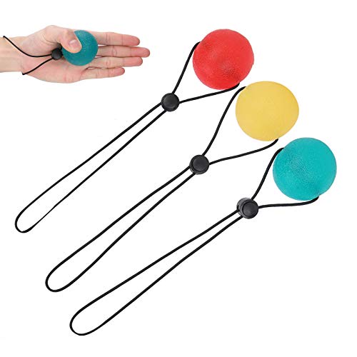 Uxsiya Portable Fidget Squeeze Toys 3pcs Stress Relieve Grip Ball Ejercicio de Mano Bolas de Alivio del estrés para Reducir la tensión Muscular. para el síndrome del túnel carpiano(#2)