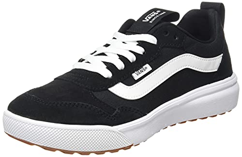 Vans Range EXP, Zapatillas Mujer, Lona de Ante Negro Blanco, 38 EU