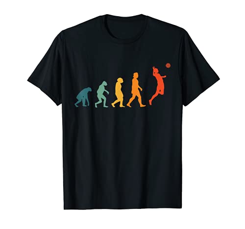 Vóleibol Evolución Retro Voleibol de playa Volleyball Camiseta