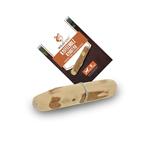 Wildfang® Raíz para Masticar Hecha de Madera del árbol de café para Perros I Hueso de Madera - Juguete para Masticar - Cuidado Dental y Entrenamiento de la mandíbula I Palo Duradero y Natural