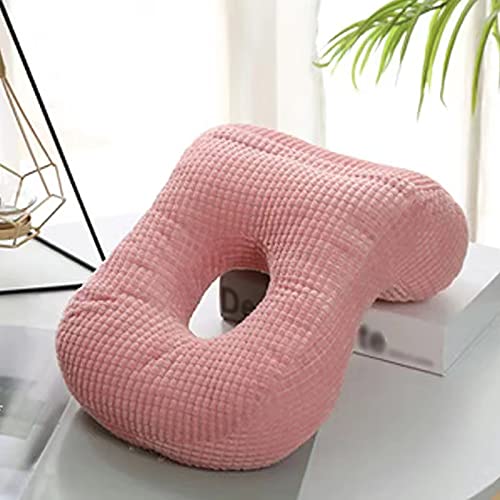 XMSIA Almohada de Viaje Almohada Mentira Almohada niños Almuerzo Rotura Almohada Oficina Mentira Dormir Almohada Accesorios de Viaje (Color : Pink, Tamaño : One-Size)