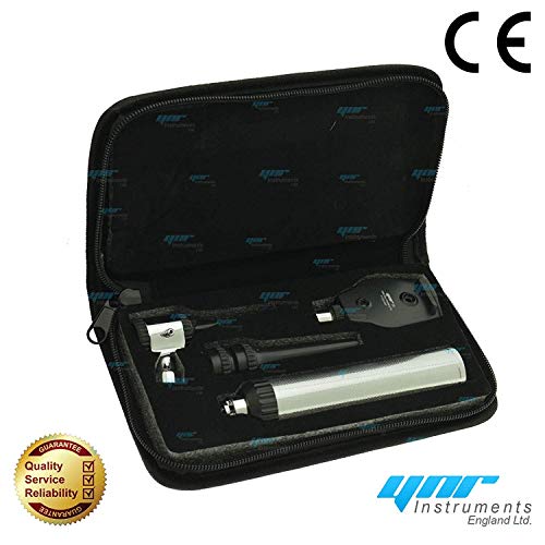 Ynr England Vetscope LED Veterinario Otoscopio Oftalmoscopio Ent Set Veterinario Diagnóstico Veterinarios Profesional Calidad Superior Ce