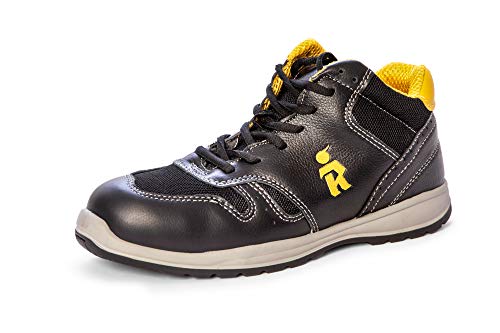 Zapato De Seguridad Euroroutier Sporting Middle Black S1P A + E + Fo + Sra (Numeric_48)