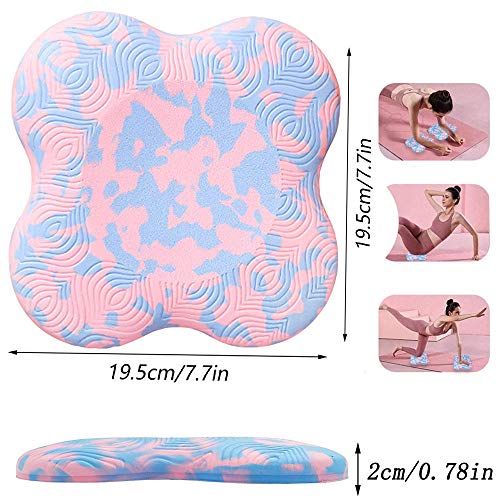 2 Piezas Cojín Para Manos Codo, Almohadillas Rodilla Yoga, Almohadilla de Apoyo Para Yoga， Cojín de Rodilleras Yoga, Para Yoga, Gimnasia, Pilates, Ejercicios Estiramiento