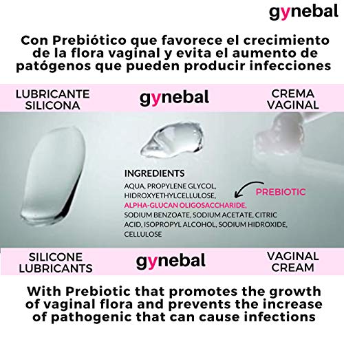 50 ml GYNEBAL Gel Intimo Mujer Hidratante y Lubricante Vulvar Prebiotico - ALIVIO DE LA SEQUEDAD VAGINAL EXTERNA - Hidratacion intensa y frescor inmediato