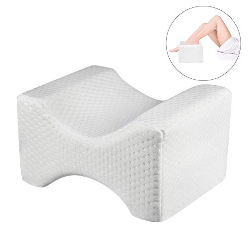 Almohada Rodillas, Almohada viscoelástica para piernas, ergonómica Cojin Piernas para Aliviar El Dolor, Almohadilla ortopédica 10.04 x 8.07 x 5.71in