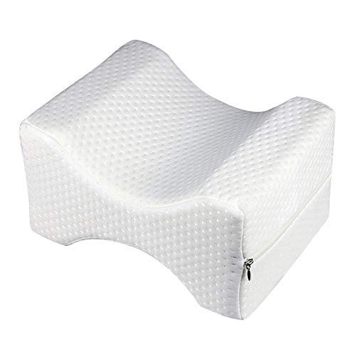 Almohada Rodillas, Almohada viscoelástica para piernas, ergonómica Cojin Piernas para Aliviar El Dolor, Almohadilla ortopédica 10.04 x 8.07 x 5.71in