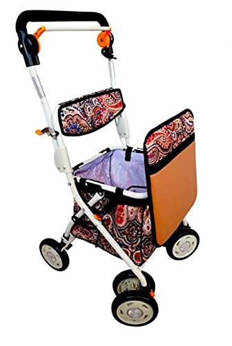 ANDADOR ROLLATOR CARRITO DE LA COMPRA CON ASIENTO