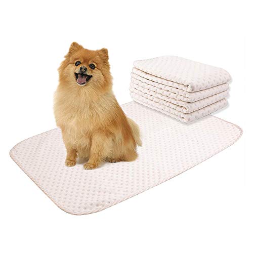 aoory Empapadores Perros, Pañales Perro Lavable y Reutilizables Entrenamiento para Cachorros - 4pc (50 * 70cm)