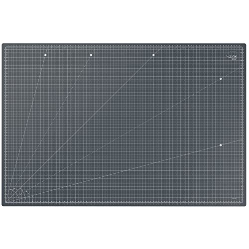 Arteza Base de corte autorreparable para cuchilla circular, Tamaño A1 90 x 60 cm (3 mm de grosor), Alfombrilla de doble cara para costura, Plancha de corte para medir en centímetros