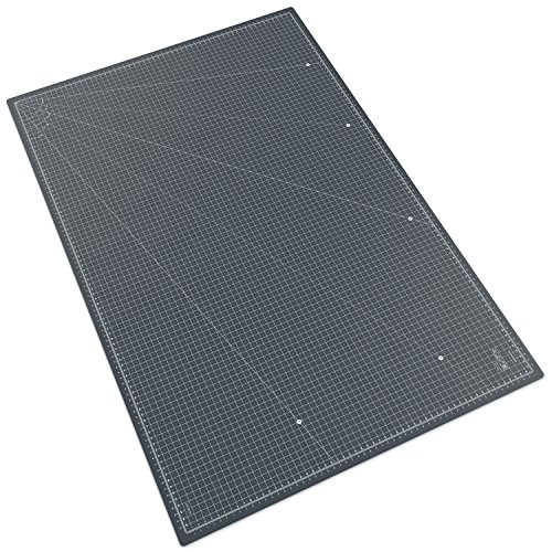 Arteza Base de corte autorreparable para cuchilla circular, Tamaño A1 90 x 60 cm (3 mm de grosor), Alfombrilla de doble cara para costura, Plancha de corte para medir en centímetros