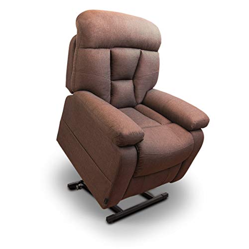 Astan Hogar Sillón Relax con Función Auto-Ayuda (Levanta Personas), Reclinación Eléctrica, Masaje Y Termoterapia. Modelo Space Lift Up AH-AR30320CH, Chocolate