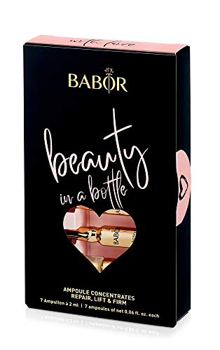 BABOR AMPOULE CONCENTRATES Beauty in a Bottle Tratamiento en ampollas de 7 días de edición limitada, con sérum reafirmante, antiedad y regenerador, optima como regalo, en formato de 14 ml