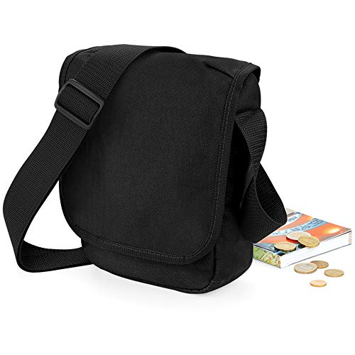 Bagbase - Bolso bandolera mini (2 ltiros) (Talla Única/Oliva/caramelo)