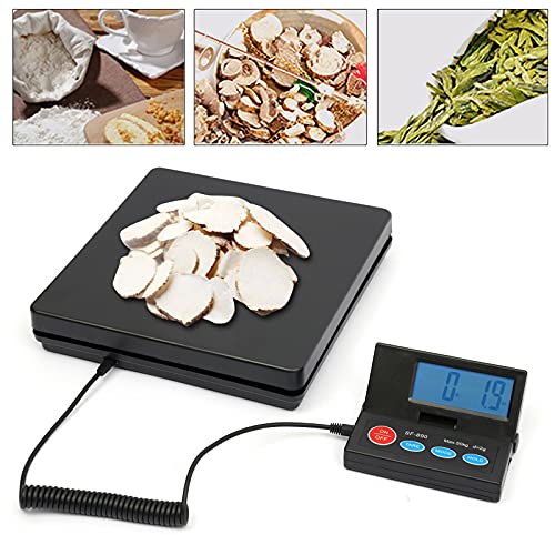 Báscula electrónica de 50 kg, báscula de mesa para paquetes, báscula de cocina, báscula digital de alta precisión con función de tara de hasta 2 g