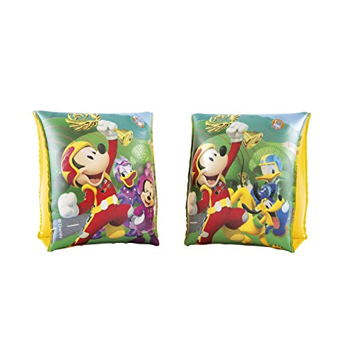 Bestway 91002, Manguitos Hinchables Disney Mickey Mouse Y Los Superpilotos, 23x15 cm, colores surtido