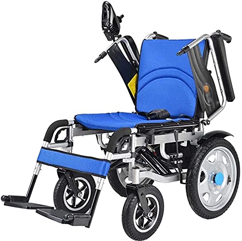 BJH Silla de Ruedas eléctrica Nuevas sillas de Ruedas para Adultos La Silla de Ruedas eléctrica más compacta del Mundo - Silla de Ruedas eléctrica Plegable ultraportátil