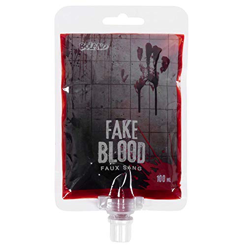 Boland-45159 Bolsa de sangre para teatro, 100 ml, color rojo, (45159)