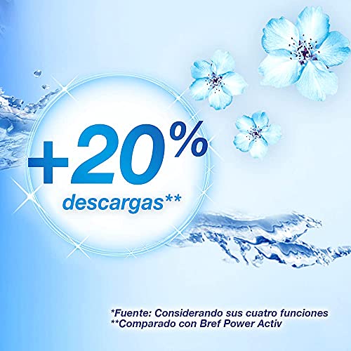 Bref Gel Brillante Océano Ártico Todo en 1 (pack de 11 unidades), cesta en gel para una limpieza completa,colgadores WC para la limpieza del baño, frescor duradero y brillo radiante