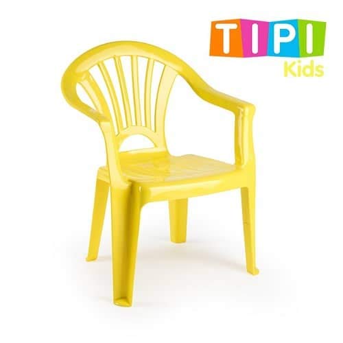 CABLEPELADO Silla Infantil plastico Amarillo