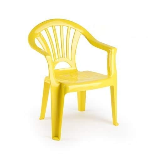 CABLEPELADO Silla Infantil plastico Amarillo