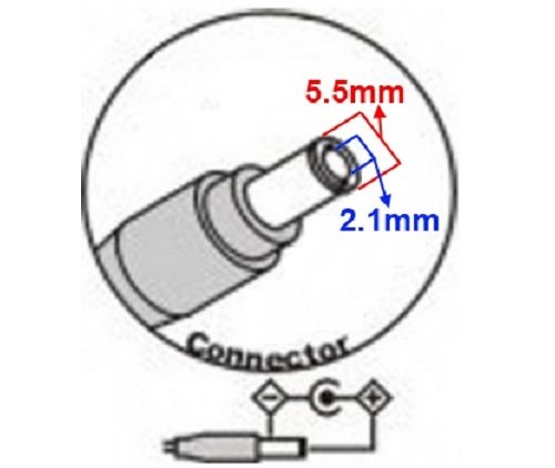 CARGADOR ESP Cargador Corriente 16V 2A 2000mA 5.5mm 2.1mm 32W Cable Alimentacion Adaptador Recambio Power Supply Replacement