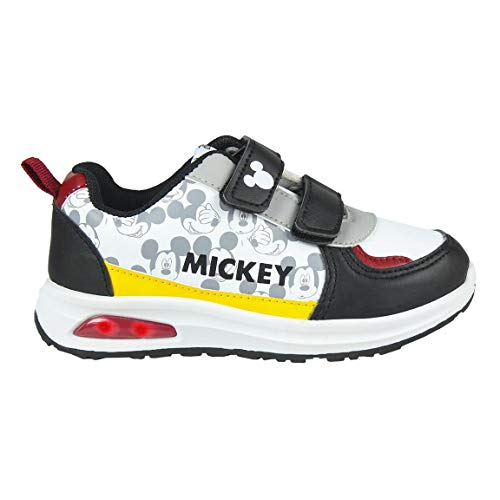 CERDÁ LIFE'S LITTLE MOMENTS Cerdá-Zapatilla con Luz Mickey Mouse de Color Blanco, 26 EU