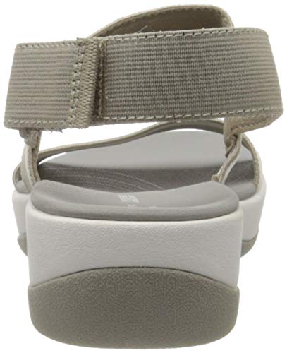 Clarks Arla Jacory, Sandalias de Talón Abierto Mujer, Beige (Sand Multi Sand Multi), 40 EU