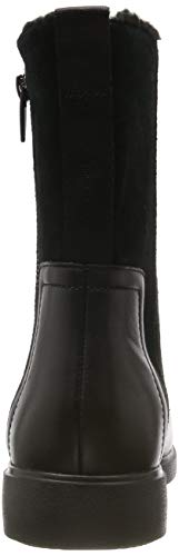 Clarks Un Elda Mid, Botas Slouch Mujer, Negro (Black Combi Black Combi), 41 EU