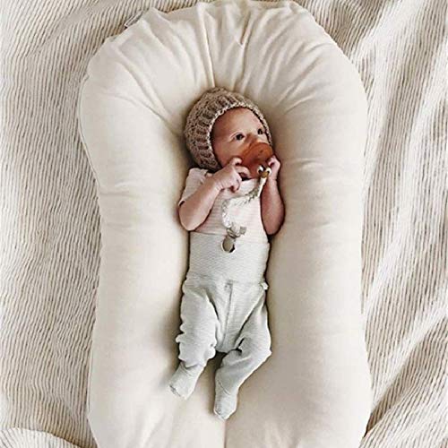 cojin antivuelco bebe,chichoneras cuna,cojin bebe,Cama portátil para nido de bebé para niñas, niños, cuna de algodón, cama para recién nacido, capazo para bebé, cama para dormir, cuna 72 * 42 cm