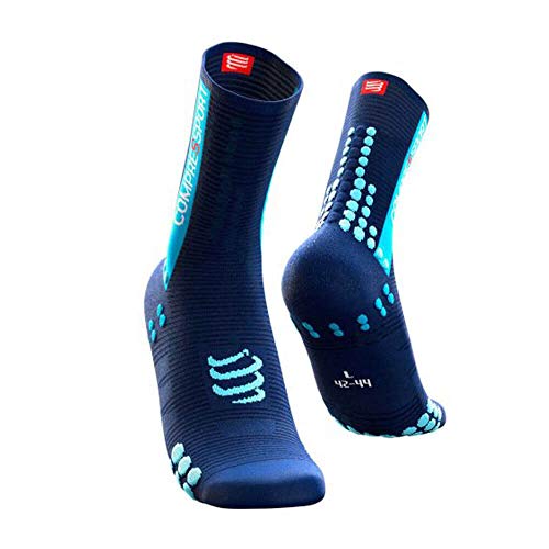 COMPRESSPORT Calcetines Pro Racing V3.0 Bike Azul