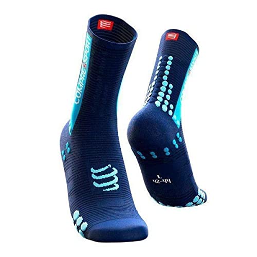 COMPRESSPORT Calcetines Pro Racing V3.0 Bike Azul