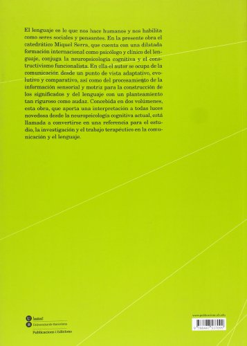 Comunicación y lenguaje. La nueva neuropsicologia cognitiva, I (Biblioteca Universitària)