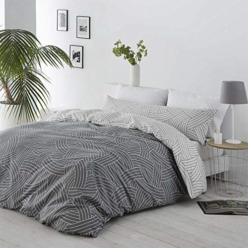 COTTON ARTEAN Funda Nordica Reversible Salinas Cama de 105 Cierre con Botones. HIPOALERGENICA