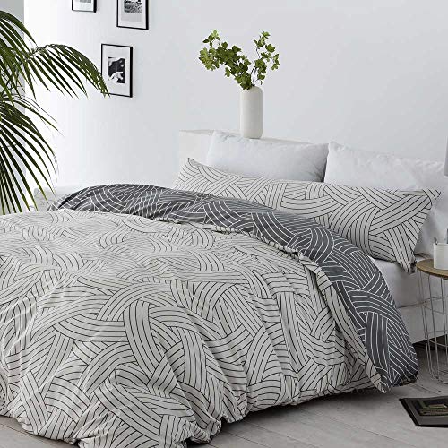 COTTON ARTEAN Funda Nordica Reversible Salinas Cama de 105 Cierre con Botones. HIPOALERGENICA