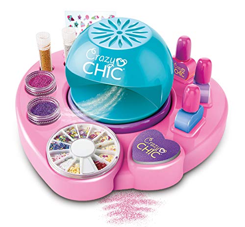 Crazy Chic Clementoni- Crazy Chic-Cool Nails Maquillaje niña Set manicura, Multicolor (Clementoni S.p.A 18599)