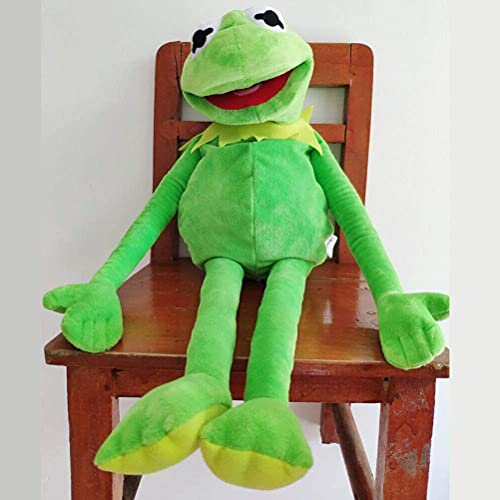 Cricia Marioneta de Mano de Felpa de Rana, muñeco de Peluche de Rana de 60 cm, marioneta de Mano de Rana, los Muppets Muestran Marionetas de Mano, Peluche de Peluche de Rana de Mano Suave