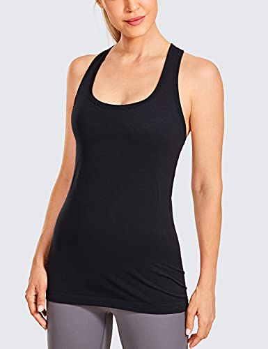 CRZ YOGA - Camiseta Espalda Nadadora Deportiva Mujer sin Mangas Negro 40