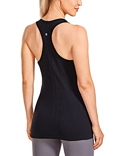 CRZ YOGA - Camiseta Espalda Nadadora Deportiva Mujer sin Mangas Negro 40