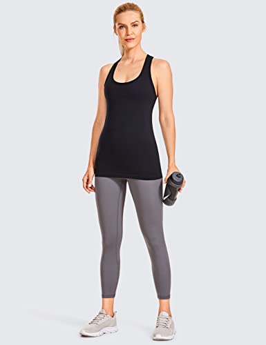 CRZ YOGA - Camiseta Espalda Nadadora Deportiva Mujer sin Mangas Negro 40