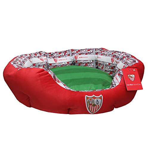 CYP Brands Cama para Animales Sevilla FC, Rojo, Medium