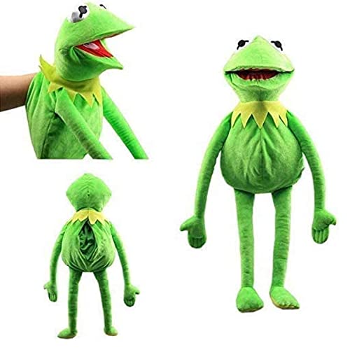 DAGONGJI Marioneta de Mano de Rana,Kermit The Frog Puppet,Muñeco de Peluche de Rana,Marioneta de Mano de Felpa Juguete Educativo for Niños 60CM (Color : Green, Size : 60cm)