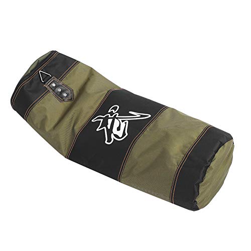 DEWIN Bolsa de Arena de Patada con Gancho de Boxeo de Entrenamiento vacío Saco de Arena de Pelea de Karate Saco de Arena de perforación, 4 tamaños Disponibles(80cm-Verde)